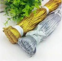 Pai shengCustom-cordón elástico metálico de la mejor calidad, alambre dorado plateado, plateado, dorado y plateado