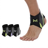 Attelle de cheville réglable légère et respirante avec compression pour la course, le basketball, le fitness et les sports