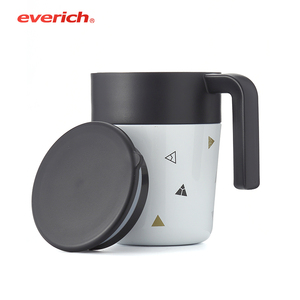 Everich y <span class=keywords><strong>Tomic</strong></span> Amazon Top vender 4-Paquete de 12oz de acero inoxidable de doble pared con aislamiento vino vaso con BPA libre tapa - Product Image 1