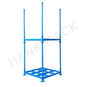 מדף אחסון למחסן מרכז לוגיסטי עם עמודים נשלפים, עיצוב מתכת מתקפל, מדפי אחסון עמידים למשטחים - Product Image 6