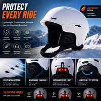 Casque de ski avec visière intégrée et logo personnalisé, casque de neige protecteur ABS EPS, adulte unisexe, certifié CE, vente en gros OEM