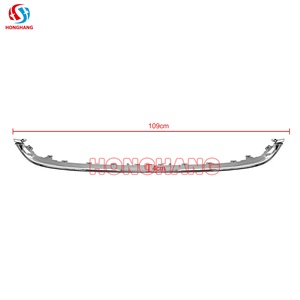 Chaoshenghang Crom Phong Cách Bumper Thấp Hơn Trim Bìa Chrome Bạc Xe Phía Trước Bumper Thấp Hơn Trim Khuôn Cho <span class=keywords><strong>Fiat</strong></span> 500 - Product Image 2