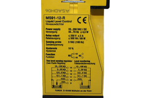 MS91-12-R/230VAC ตัวควบคุมระดับ - ตรวจจับของเหลว/เอาต์พุตรีเลย์ - ป้องกันฟองอากาศด้วย ABS สำหรับการตรวจสอบสารเคมี - Product Image 2
