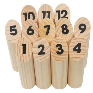 <span class=keywords><strong>Jeu</strong></span> de lancer de cibles en bois Kubb pour enfants, <span class=keywords><strong>jeu</strong></span> de plein air pour pelouse et jardin, ensemble de jouets de lancer, activité familiale en extérieur, cadeaux sportifs scolaires - Product Image 2