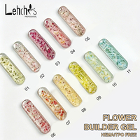Lehchis HEMA TPO Free Flower Kit d'extension d'ongles en gel dur transparent effet gelée 11 couleurs, Vente en gros pour Salons