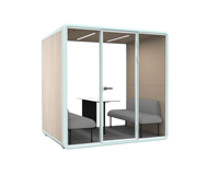 Stand ponsel akustik, bisa digerakkan, tahan suara, rekaman vokal Studio akustik, isolasi kedap suara, rapat besar, Pod telepon pribadi kantor