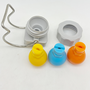 Nouvelle buse de pulvérisation Leader en acier inoxydable à clipser, réglable, à jet sphérique, à cône plein, à jet éventail plat, simple ou double, pour pulvérisation - Product Image 5