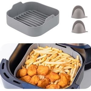 New Style Silicone <span class=keywords><strong>Air</strong></span> <span class=keywords><strong>Fryer</strong></span> Forros <span class=keywords><strong>Baking</strong></span> Dishes & Panelas Versátil Silicone Pot para Uso <span class=keywords><strong>Air</strong></span> <span class=keywords><strong>Fryer</strong></span> - Product Image 5