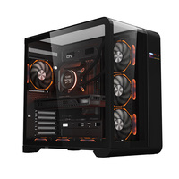 New Style Colors Available Tempered Glass Side Panel ATX/M-ATX/ITX Mid Tower Steel CPU Casing for Desktop Computer Gaming