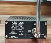 ATS-20 + / ATS-25 + ATS25X1 Si4732 récepteur radio toutes bandes FM LW(MW SW) SSB + antenne fouet + batterie + câble USB + haut-parleur
