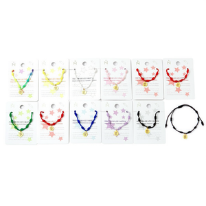 Ensemble de bracelets en acier inoxydable à sept étoiles, bijoux faits à la main, 12 pièces, cadeau unisexe - Product Image 2