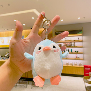 Cute Puppy Keychain Fashion Dog Keyring Pendant Creative Faux Mink Fur Couple Car Keyholder Bag Jewelry Charm <b>Accessories</b> - Product Image 2