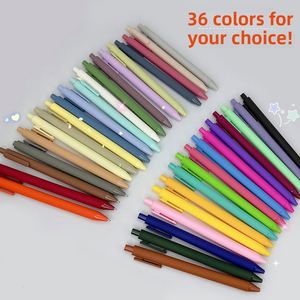 15 Bolígrafos de Gel de Color Macaron con Logotipo Personalizado, Bolígrafos de Plástico para Firmas Comerciales, Papelería Imprimible OEM - Product Image 3