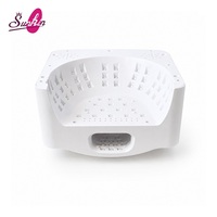Lampe à ongles UV LED professionnelle double couche à double chambre, séchoir à vernis gel avec port de polymérisation de précision pour un seul doigt