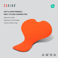 Sokind Coussinet de cyclisme pour homme, antibactérien, respirant, en mousse perforée, pour shorts et pantalons de cyclisme de triathlon (Spandex/Nylon)