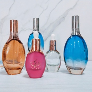 Irregular Luxury Unique Shape 30ml 50ml pink Frosted Glass Oil Serum Pipette <b>Dropper</b> <b>Bottle</b> with <b>Dropper</b> - Product Image 5