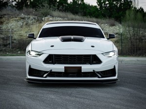 Nouvel ensemble de conversion de pare-chocs avant et calandre style Dark Horse pour Mustang S550 2015-2023, finition apprêtée - Product Image 4