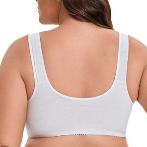 222 # confortable femmes grande <span class=keywords><strong>taille</strong></span> 36-<span class=keywords><strong>58</strong></span> sport soutien-gorge sans fil dentelle débardeur doux coton respirant bretelles réglables solide tricoté - Product Image 2