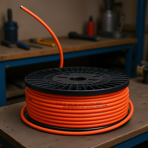 Manguera de Aire Híbrida Naranja de 1/4 Pulgadas x 250 Pies, Ligera, Resistente a Torceduras, 300 Psi, Accesorio para Herramientas Neumáticas Automotrices - Product Image 2