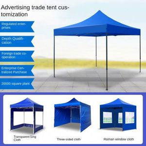 Tente publicitaire pliable automatique 3x3 m, imprimée numériquement, avec auvent à quatre coins pour expositions en extérieur - Product Image 3