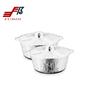 Dùng Một Lần Nhôm Chậu Có Nắp Đậy Nhiệt Khóa Nấu Ăn Container Có Thể Tái Chế Nồi Hoàn Chỉnh Thiết Lập Tốt Để Sử Dụng Trên Bếp - Product Image 4