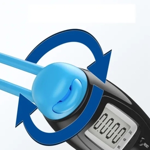 Cordes <span class=keywords><strong>à</strong></span> <span class=keywords><strong>sauter</strong></span> numériques intelligentes sans fil en ABS, portables et créatives, pour la perte de <span class=keywords><strong>poids</strong></span> - Product Image 6