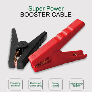Высококачественные кабели для запуска автомобиля, утолщенные, из чистой меди, 100А, с зажимами типа «крокодил» - Product Image 6
