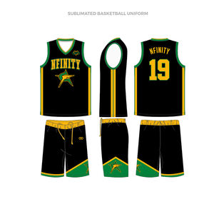 Maglia da Basket Traspirante Nera e Verde con Tempi di Produzione Rapidi - Divise da Basket Personalizzate ad Asciugatura Rapida e Traspiranti per Club - Product Image 2