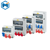Boîte de distribution portable de haute qualité Prise combinée étanche mobile industrielle en plastique ABS solide