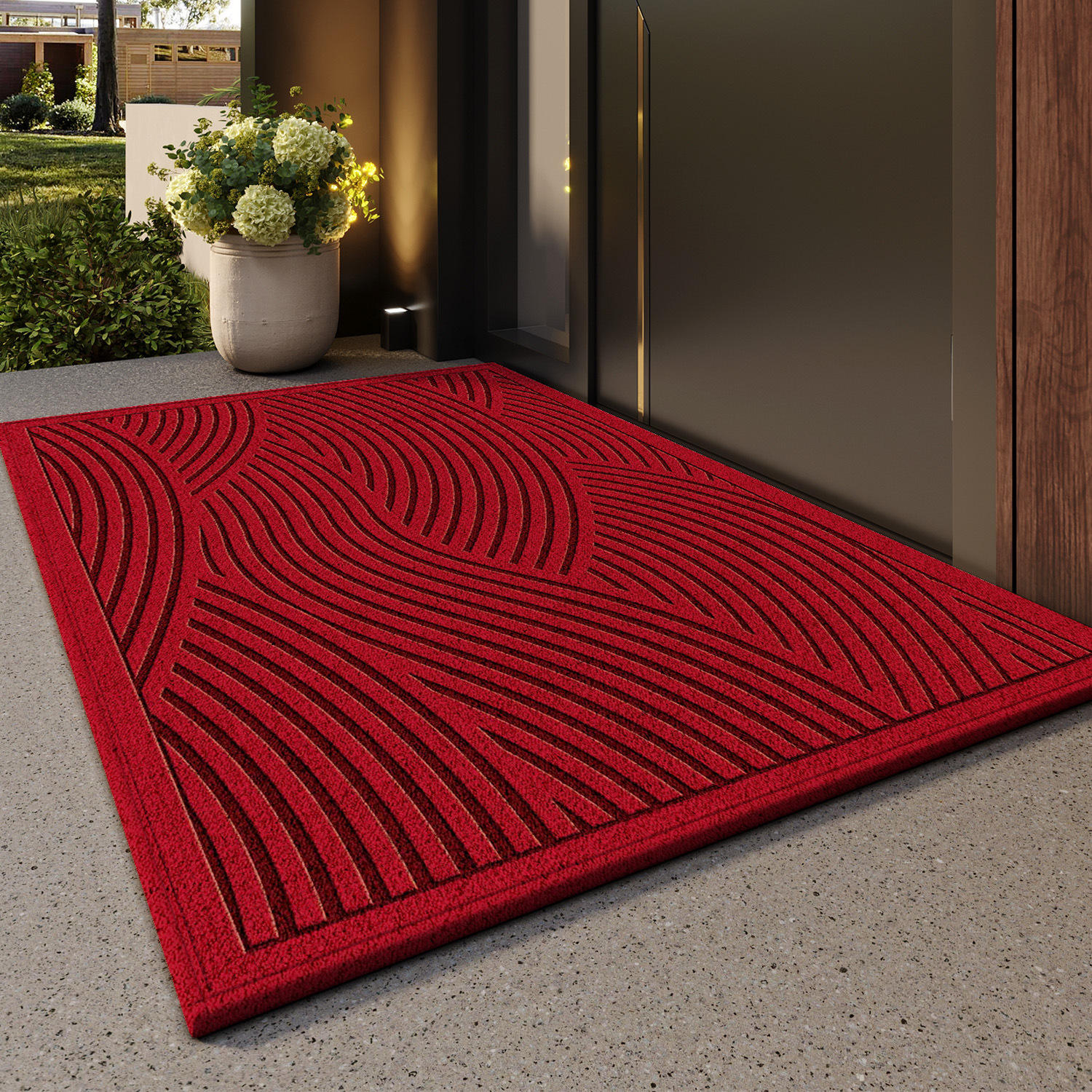 Semelle en caoutchouc chanvre Sally - Vast Waves Rouge