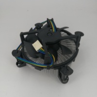 Vente en gros de ventilateurs de refroidissement pour processeur INTEL LGA 775, dissipateur thermique en aluminium, 4 broches DC 12V, kit de ventilateur de refroidissement pour boîtier d'ordinateur, 92 mm, roulement à fluide, 23 dBA