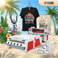 Sublistar grand format 47 pouces haute productivité 120cm DTF imprimante Machine d'impression ensemble complet 5 pièces I3200 pour le transfert de vêtements