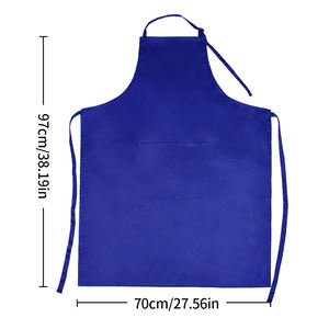 Custom Kitchen Apron Chef Cooking Aprons Housework Apron With Pocket - Product Image 6