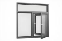 Ventanas Abatibles de Aleación de Aluminio Modernas con Certificación CE, Alto Rendimiento, Súper Insonorizadas, Impermeables, con Aislamiento Térmico Doble