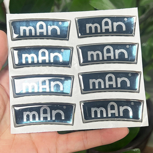 Custom Eco‑Friendly 3D Clear Epoxy Resin Dome <b>Stickers</b>, Custom <b>Logo</b> Printed Domed Labels for Brand Decoration - Product Image 2