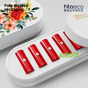 カスタムロゴ高級環境にやさしい分解性化粧品口紅ギフト包装箱