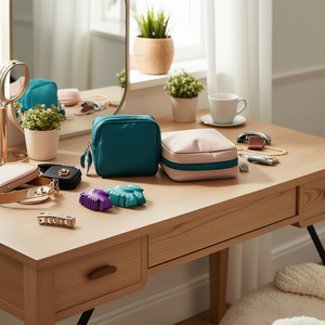 MNJ Hair Clip 12 pezzi Ref17513 Clip per borsa colorate viola e verde acqua - Product Image 2