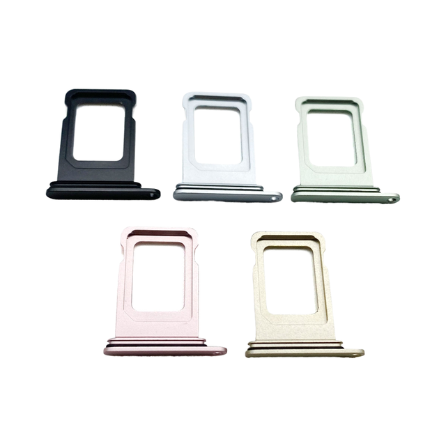 Dual & Single Sim Card for iPhone 15/15 Plus Pro Max Holder SIM Card Tray Slot Holder Adapter Socket Replacement Parts
