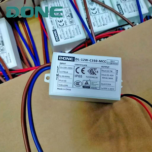 Controlador LED de Corriente Constante DONE DL-12W-C350-MCC 12W, 100-240VAC, 21-42V, 350mA, IP65, Impermeable, No Regulable - Product Image 1
