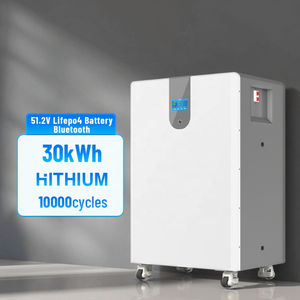 مولد طاقة شمسية للاستخدام المنزلي بسعة كبيرة 48 فولت 600 أمبير 30 كيلوواط/ساعة، متنقل لتخزين الطاقة في حالات الطوارئ، بتصميم على عجلات مع ضمان لمدة 10 سنوات - Product Image 1