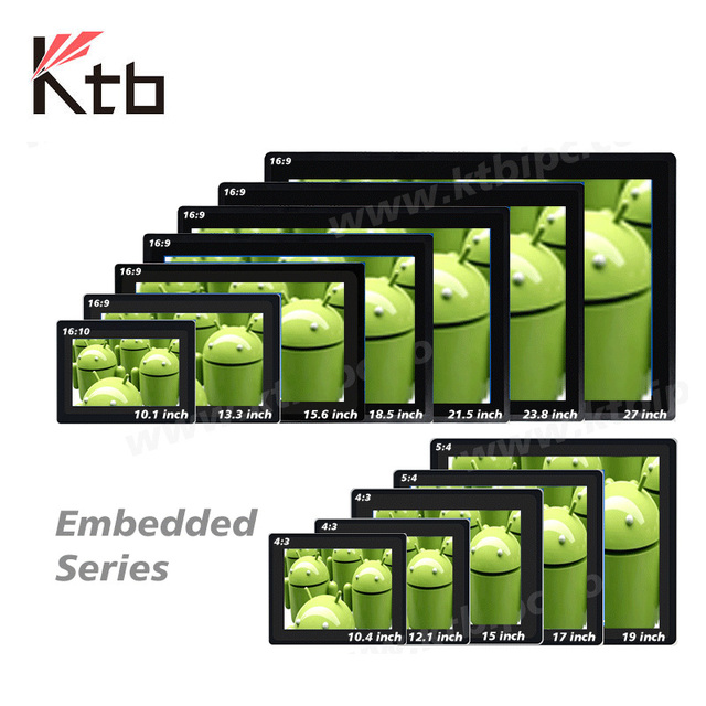 KTB Android Industrial Panel PC 21.5 24 27 Inch RK3588 Capacitive Pcap Touch Screen All in One Industrial Computer Display