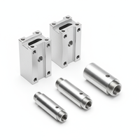 Connecteur à fibre optique usiné CNC de haute précision, boîtier métallique en acier inoxydable et aluminium, composants de télécommunication