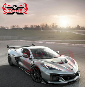 Capot en fibre de carbone style ZR1 pour Chevrolet Corvette C8, accessoires de voiture, capot <span class=keywords><strong>moteur</strong></span> en carbone - Product Image 5