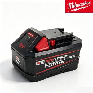 Batería de Iones de Litio <span class=keywords><strong>Milwaukee</strong></span> <span class=keywords><strong>M18</strong></span> FORGE XC8.0 REDLITHIUM de Fábrica, Batería para Herramientas Eléctricas Inalámbricas con Protección Contra Sobrecalentamiento y Salida Estable - Product Image 5