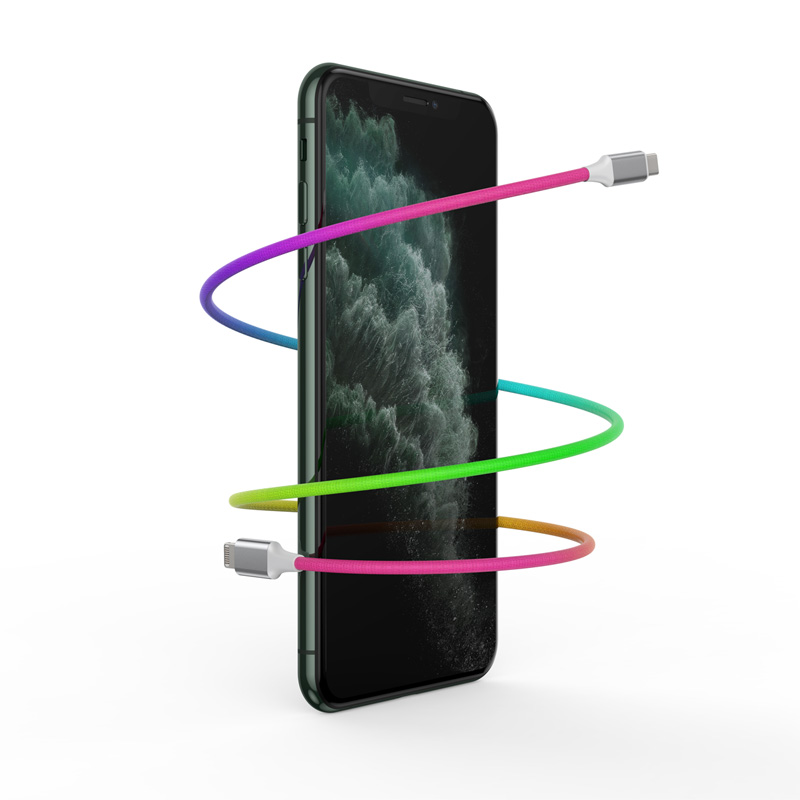 2019 мобильный телефон зарядка USB C кабель линии 2A 18 Вт PD быстрое зарядное устройство тип-c кабель