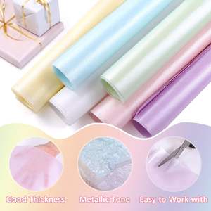 Bolsas <span class=keywords><strong>de</strong></span> regalo <span class=keywords><strong>de</strong></span> papel tisú <span class=keywords><strong>Pastel</strong></span> metálico para bodas y cumpleaños brillo nacarado embalaje a granel para manualidades <span class=keywords><strong>de</strong></span> papel - Product Image 2