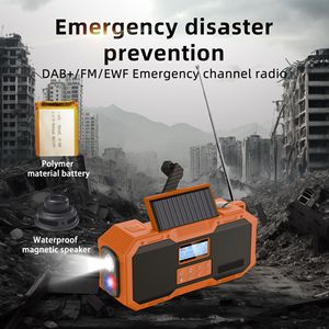Radio FM Portátil con Energía Solar, Altavoz Integrado, Batería Recargable de 5V CC, Pantalla LCD, Uso de Emergencia, Amarillo - Product Image 5