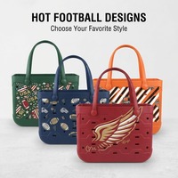 Sac de plage en EVA imprimé avec logo personnalisé, design personnalisé, imperméable, durable, grande capacité, sac de sport, de piscine, de voyage, OEM en gros