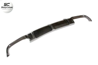 Nouveau diffuseur de pare-chocs arrière en fibre de carbone SharpCarbon pour Benz W219 CLS-Class, noir carbone, surface époxy hautement polie