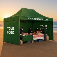 Tente en tissu Oxford avec logo personnalisé et designs innovants pour le camping en intérieur/extérieur, les festivals et les stands extérieurs